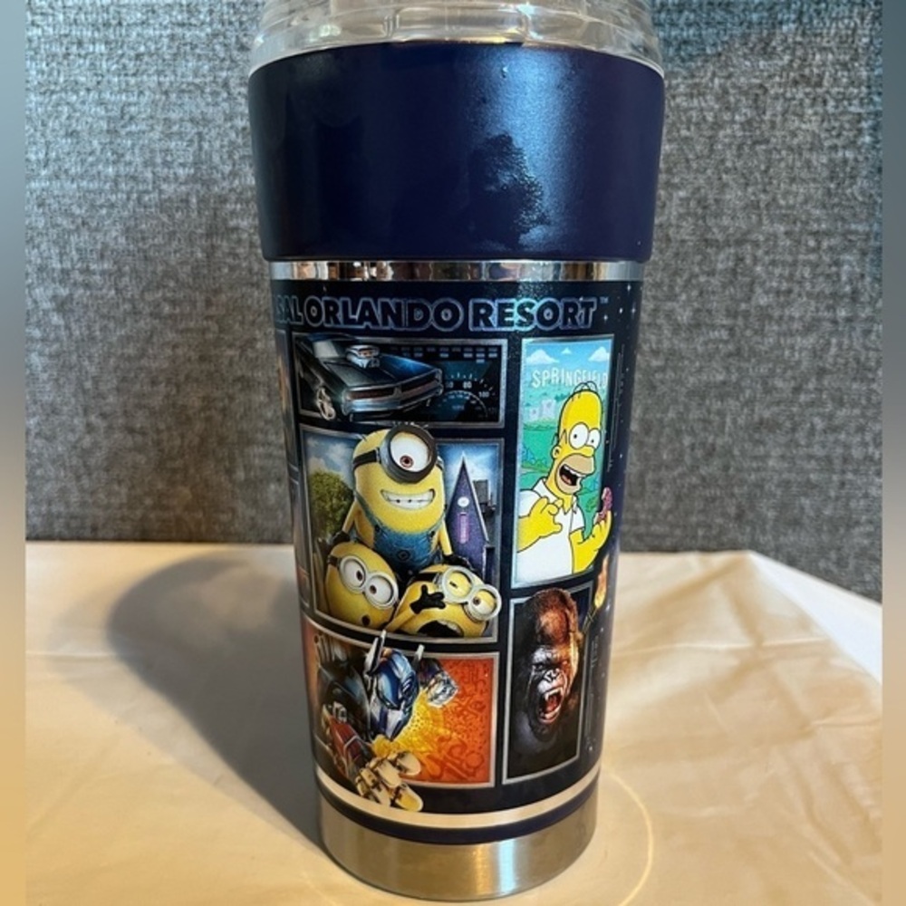 Universal Orlando Resort Islands of Adventure Stainless 24oz Mug Flip Lid